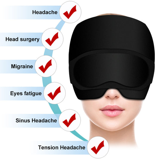 Reusable Hot Cold Therapy Head Mask